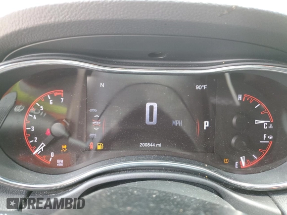 2017 Dodge Durango SXT with VIN 1C4RDHAG8HC878596, listed as a Copart auction lot 59110215 with 200,844 mi miles and Salvage title. Bid and sale history available at DreamBid. Image 9.