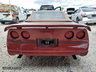 1987 Chevrolet Corvette with VIN 1G1YY3187H5104641, listed as a Copart auction lot 69618503 with 72,045 mi miles and Salvage Title. Bid and sale history available at carsss.com. Image 6.
