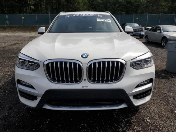 2018 BMW X3 xDrive30i with VIN 5UXTR9C58JLD74632, listed as a Copart auction lot 52580105 with 43,895 mi miles and Salvage Title. Bid and sale history available at carsss.com. Image 5.