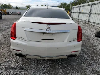 2014 Cadillac CTS Premium AWD with VIN 1G6AZ5S35E0156897, listed as a Copart auction lot 55838595 with 124,999 mi miles and Salvage title. Bid and sale history available at DreamBid. Image 6.