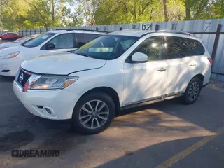 2014 Nissan Pathfinder SL z VIN 5N1AR2MM7EC687692, wystawiony jako IAAI lot #42213759 z przebiegiem 175 209 mil mil oraz . Historia ofert i sprzedaży dostępna na DreamBid. Obrazek 2.