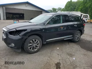 2015 Infiniti QX60 with VIN 5N1AL0MM6FC559628, listed as a Copart auction lot 60128485 with 157,196 mi miles and Salvage title. Bid and sale history available at DreamBid. Image 1.