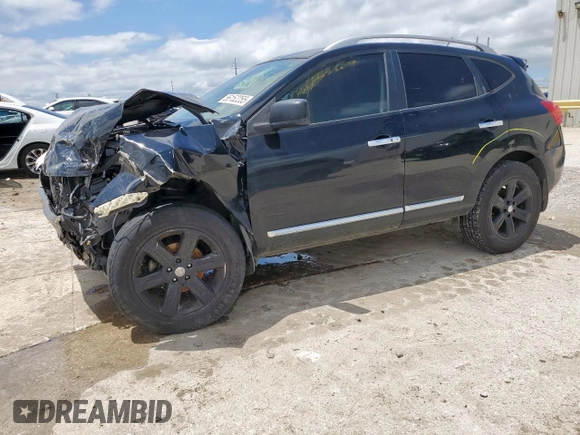 2011 Nissan Rogue SV z VIN JN8AS5MT6BW164860, wystawiony jako Copart lot #56152255 z przebiegiem 163 967 mil mil oraz Szkoda całkowita • Salvage title. Historia ofert i sprzedaży dostępna na DreamBid. Obrazek 1.