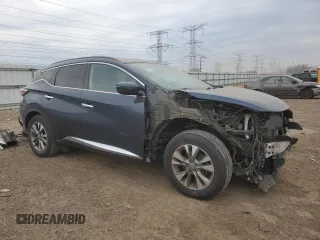 2015 Nissan Murano SV z VIN 5N1AZ2MH1FN284171, wystawiony jako Copart lot #52726995 z przebiegiem 50 567 mil mil oraz Szkoda całkowita • Salvage title. Historia ofert i sprzedaży dostępna na DreamBid. Obrazek 4.