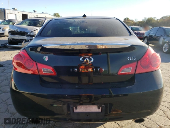 2007 Infiniti G35 Journey with VIN JNKBV61E87M701877, listed as a Copart auction lot 77235294 with Not Provided miles and Salvage Title. Bid and sale history available at DreamBid. Image 6.