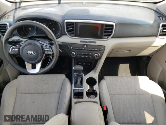 2020 Kia Sportage LX with VIN KNDPM3ACXL7724089, listed as a Copart auction lot 51754855 with Not Provided miles and Salvage Title. Bid and sale history available at DreamBid. Image 8.