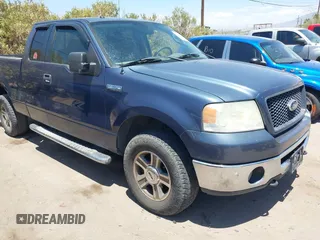 2006 Ford F-150 XLT with VIN 1FTPX14586NA89365, listed as a IAAI auction lot 42610146 with 156,605 mi miles and . Bid and sale history available at DreamBid. Image 1.