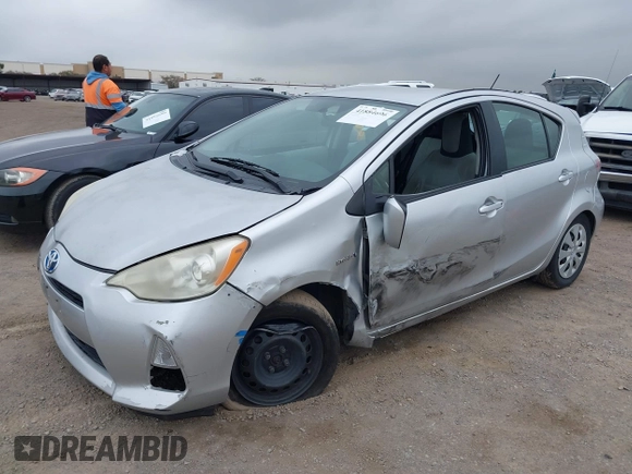2013 Toyota Prius One with VIN JTDKDTB38D1552111, listed as a IAAI auction lot 41884696 with 151,987 mi miles. Bid and sale history available at carsss.com. Image 6.
