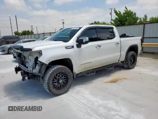 2020 GMC Sierra 1500 SLT with VIN 3GTP8DEDXLG110466, listed as a Copart auction lot 58731105 with 84,627 mi miles and Salvage title. Bid and sale history available at DreamBid. Image 1.