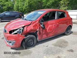 2019 Mitsubishi Mirage ES z VIN ML32A3HJ1KH013996, wystawiony jako Copart lot #55569495 z przebiegiem 109 158 mil mil oraz Szkoda całkowita • Salvage title. Historia ofert i sprzedaży dostępna na DreamBid. Obrazek 1.