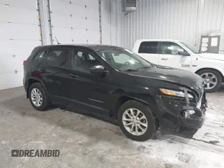 2016 Jeep Cherokee Sport with VIN 1C4PJMAS3GW138870, listed as a IAAI auction lot 41346369 with 60,095 mi miles. Bid and sale history available at carsss.com. Image 1.