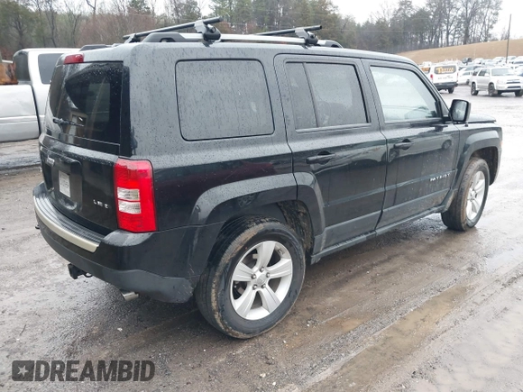 2012 Jeep Patriot Limited with VIN 1C4NJRCB4CD612364, listed as a IAAI auction lot 41556481 with 170,331 mi miles and . Bid and sale history available at carsss.com. Image 4.