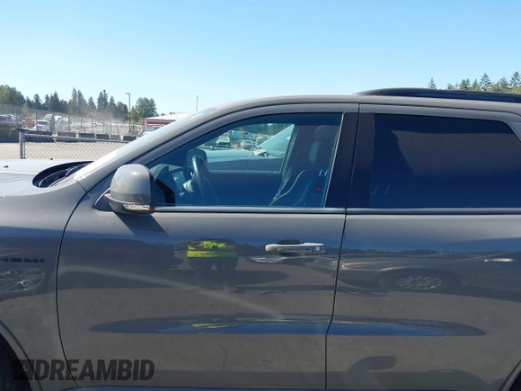 2022 Dodge Durango R/T with VIN 1C4SDJCT9NC230716, listed as a IAAI auction lot 42676407 with 21,791 mi miles and . Bid and sale history available at DreamBid. Image 14.