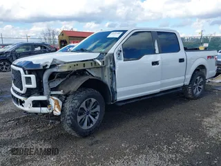 2019 Ford F-150 XL with VIN 1FTEW1EP8KKD11487, listed as a IAAI auction lot 41643388 with 109,881 mi miles and . Bid and sale history available at DreamBid. Image 2.