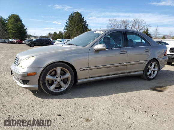 2006 Mercedes-Benz C 230 Sport z VIN WDBRF52H56E021989, wystawiony jako Copart lot #50499115 z przebiegiem 166 279 mil mil oraz Szkoda całkowita • Salvage title. Historia ofert i sprzedaży dostępna na DreamBid. Obrazek 1.
