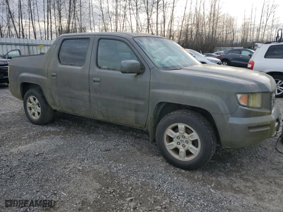 2007 Honda Ridgeline RTS with VIN 2HJYK16487H536449, listed as a Copart auction lot 46737105 with 241,095 mi miles and Clean Title. Bid and sale history available at carsss.com. Image 4.