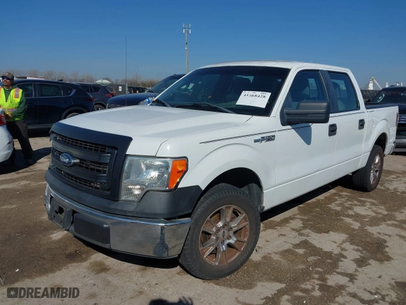 2013 Ford F-150 XL with VIN 1FTEW1CM6DKG34089, listed as a IAAI auction lot 41668428 with 173,709 mi miles. Bid and sale history available at carsss.com. Image 2.