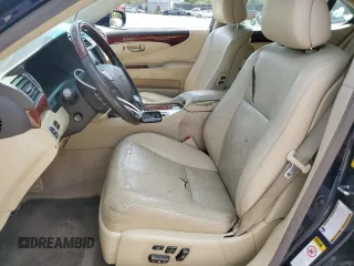 2011 Lexus LS 460 with VIN JTHBL5EF1B5103121, listed as a Copart auction lot 54085145 with 160,475 mi miles and Clean title. Bid and sale history available at DreamBid. Image 7.
