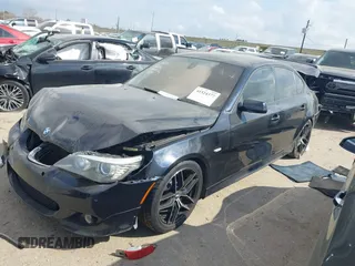 2008 BMW 5 Series 550i with VIN WBANW535X8CT52695, listed as a IAAI auction lot 41524377 with 159,971 mi miles. Bid and sale history available at carsss.com. Image 2.