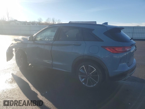 2024 Infiniti QX50 Sport with VIN 3PCAJ5FB1RF103854, listed as a Copart auction lot 82394704 with 4,137 mi miles and Salvage Title. Bid and sale history available at DreamBid. Image 2.
