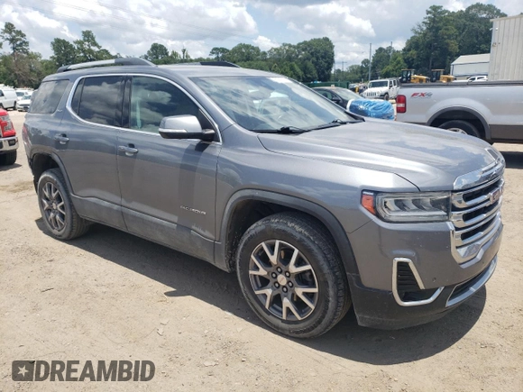 2021 GMC Acadia SLT with VIN 1GKKNMLS3MZ163715, listed as a Copart auction lot 61997755 with 75,247 mi miles and Salvage title. Bid and sale history available at DreamBid. Image 4.