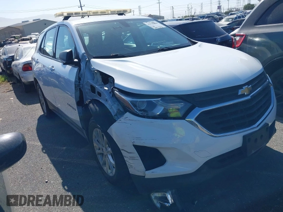 2018 Chevrolet Equinox LS with VIN 2GNAXHEV2J6230139, listed as a IAAI auction lot 42175875 with 124,173 mi miles and . Bid and sale history available at DreamBid. Image 1.