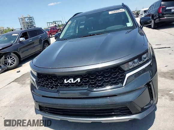 2022 Kia Sorento S with VIN 5XYRL4LC2NG154559, listed as a Copart auction lot 55699295 with 59,703 mi miles and Salvage title. Bid and sale history available at DreamBid. Image 14.