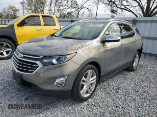 2019 Chevrolet Equinox Premier with VIN 3GNAXYEX2KS524211, listed as a Copart auction lot 88952845 with 58,531 mi miles and Salvage Title. Bid and sale history available at carsss.com. Image 1.