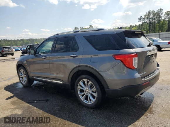 2021 Ford Explorer Limited with VIN 1FMSK7FH9MGB35852, listed as a Copart auction lot 52357815 with 100,954 mi miles and Salvage title. Bid and sale history available at DreamBid. Image 2.
