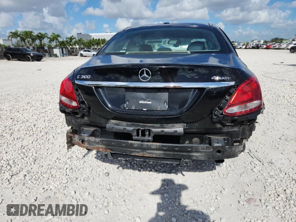 2016 Mercedes-Benz C 300 Luxury with VIN 55SWF4KB3GU133991, listed as a Copart auction lot 60081445 with 86,734 mi miles and Salvage title. Bid and sale history available at DreamBid. Image 6.