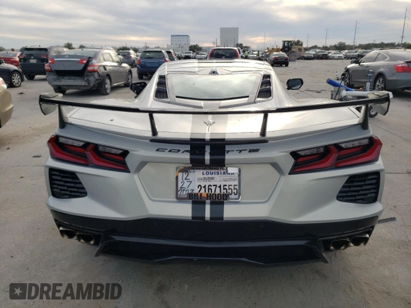 2021 Chevrolet Corvette 2LT with VIN 1G1YB2D46M5114981, listed as a Copart auction lot 79127343 with 0 mi miles. Bid and sale history available at carsss.com. Image 6.
