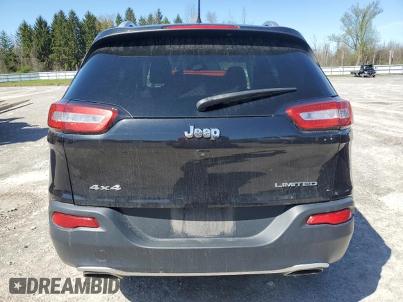 2015 Jeep Cherokee Limited with VIN 1C4PJMDS7FW778462, listed as a Copart auction lot 54368015 with 84,116 mi miles and Salvage Title. Bid and sale history available at carsss.com. Image 6.
