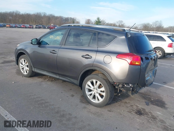 2014 Toyota RAV4 Limited with VIN 2T3DFREV7EW177432, listed as a IAAI auction lot 41956885 with 121,394 mi miles. Bid and sale history available at carsss.com. Image 3.