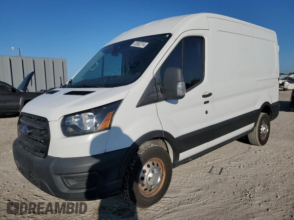 2020 Ford Transit Cargo with VIN 1FTBR2C88LKA00915, listed as a Copart auction lot 83952214 with 103,307 mi miles and Salvage Title. Bid and sale history available at carsss.com. Image 1.
