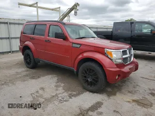 2007 Dodge Nitro SXT with VIN 1D8GU28K57W662816, listed as a Copart auction lot 56965655 with 182,614 mi miles and Salvage title. Bid and sale history available at DreamBid. Image 4.
