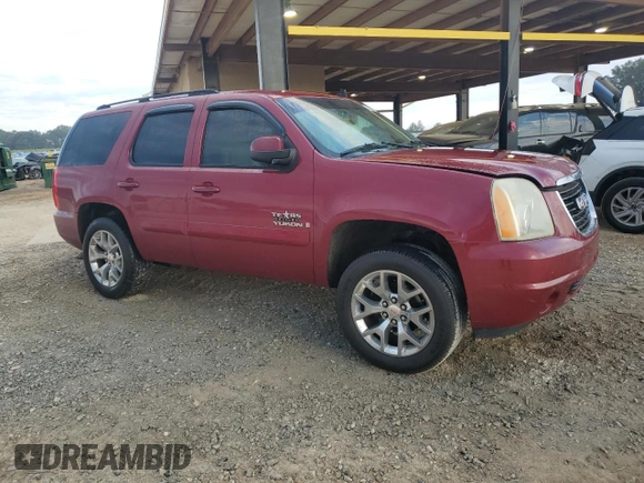 2007 GMC Yukon SLT with VIN 1GKFC13J77R240748, listed as a Copart auction lot 74296324 with 239,410 mi miles and Salvage Title. Bid and sale history available at carsss.com. Image 4.