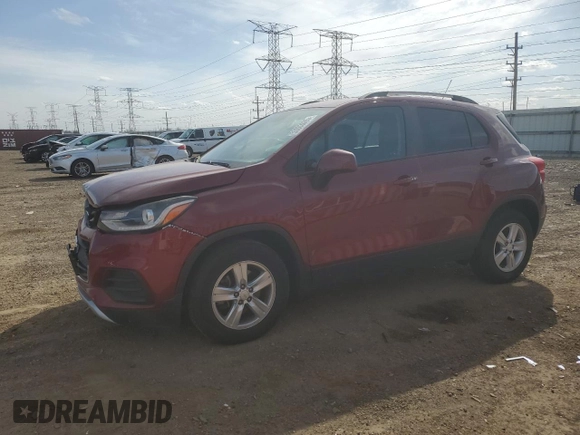 2022 Chevrolet Trax LT с VIN KL7CJLSM1NB546360, выставлен на аукционе Copart как лот 53003095 с пробегом 32 321 миль миль и Списание • Salvage title. История ставок и продаж доступна на DreamBid. Изображение 1.