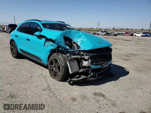 2019 Porsche Macan S with VIN WP1AB2A51KLB34262, listed as a Copart auction lot 60446025 with 87,324 mi miles and Salvage title. Bid and sale history available at DreamBid. Image 13.