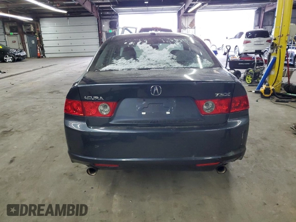2007 Acura TSX with VIN JH4CL96867C008939, listed as a Copart auction lot 44817885 with 135,873 mi miles and Salvage Title. Bid and sale history available at carsss.com. Image 6.