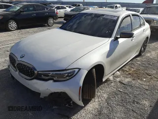2020 BMW 3 Series M340i with VIN WBA5U7C00LFH31687, listed as a Copart auction lot 59949522 with Not Provided miles. Bid and sale history available at carsss.com. Image 2.