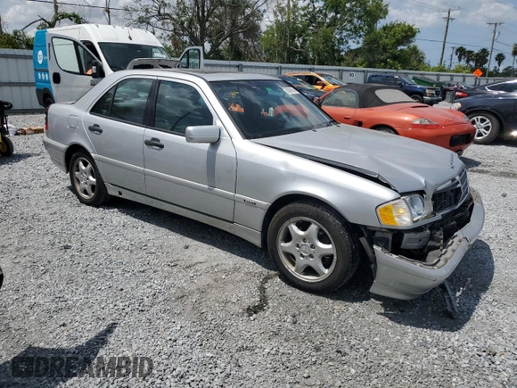 2000 Mercedes-Benz C 230 Kompressor with VIN WDBHA24G1YA833250, listed as a Copart auction lot 55699635 with 75,805 mi miles and Salvage Title. Bid and sale history available at DreamBid. Image 4.