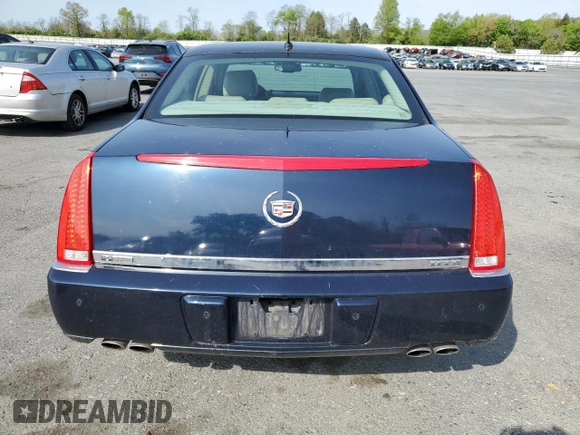 2008 Cadillac DTS 1SC with VIN 1G6KD57Y78U205845, listed as a Copart auction lot 54851995 with 189,718 mi miles and Salvage Title. Bid and sale history available at DreamBid. Image 6.