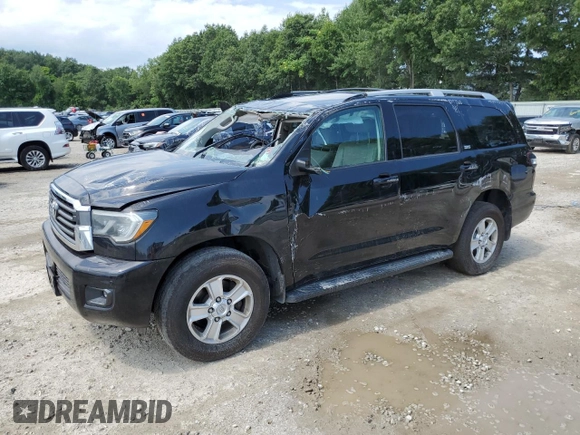 2019 Toyota Sequoia SR5 with VIN 5TDBY5G14KS173520, listed as a Copart auction lot 63435404 with 140,808 mi miles and Salvage Title. Bid and sale history available at carsss.com. Image 1.