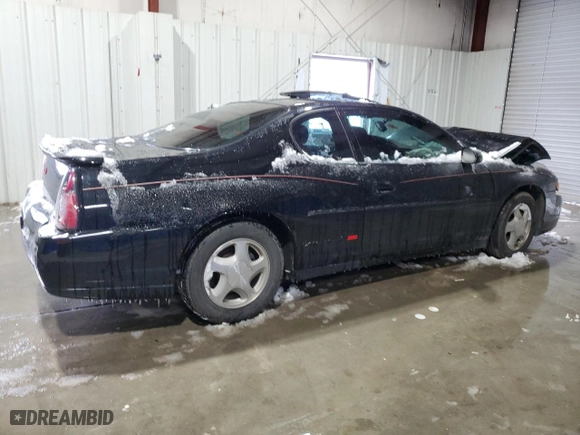 2002 Chevrolet Monte Carlo SS with VIN 2G1WX15K029388709, listed as a Copart auction lot 41615425 with 40,047 mi miles and Salvage Title. Bid and sale history available at carsss.com. Image 3.