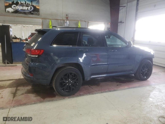 2021 Jeep Grand Cherokee Limited X with VIN 1C4RJFBG8MC788841, listed as a Copart auction lot 50310865 with 43,210 mi miles and Salvage Title. Bid and sale history available at carsss.com. Image 3.