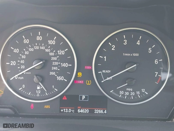 2016 BMW X1 xDrive28i with VIN WBXHT3C32G5F64687, listed as a IAAI auction lot 41852278 with 64,620 mi miles. Bid and sale history available at carsss.com. Image 16.