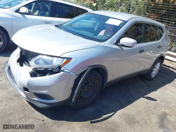 2016 Nissan Rogue S with VIN JN8AT2MT2GW013906, listed as a IAAI auction lot 41881711 with 166,653 mi miles. Bid and sale history available at carsss.com. Image 21.