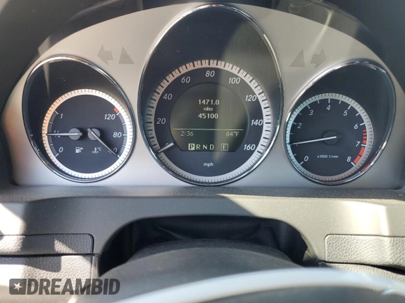 2011 Mercedes-Benz C 350 Sport with VIN WDDGF5GB8BF534211, listed as a Copart auction lot 58275125 with 45,100 mi miles and Salvage title. Bid and sale history available at DreamBid. Image 9.