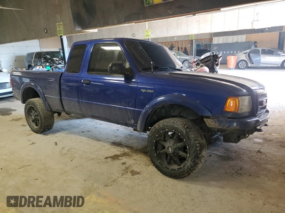 2004 Ford Ranger XL Fleet with VIN 1FTZR45E44PB25914, listed as a Copart auction lot 41908355 with Not Provided miles and Salvage Title. Bid and sale history available at DreamBid. Image 4.