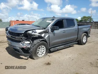 2021 Chevrolet Silverado 1500 RST with VIN 1GCPWDED2MZ298598, listed as a Copart auction lot 79821614 with 54,078 mi miles and Salvage Title. Bid and sale history available at carsss.com. Image 1.